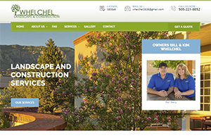 Landscaping Website responsive website design